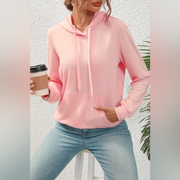 Blushing Beauty Light Long Sleeve Hoodie - Picture 2 of 5